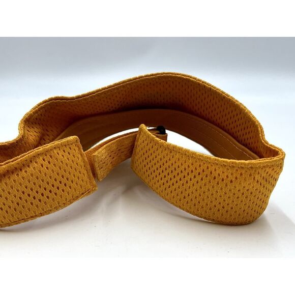 Y2K 2002 Michelob Ultra Strapback Yellow Golf Visor Adjustable - Picture 6 of 6